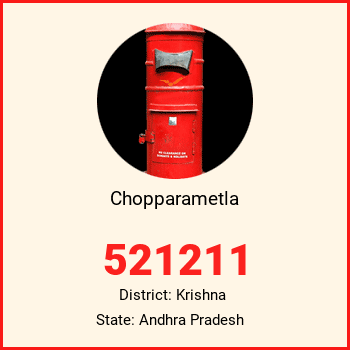 Chopparametla pin code, district Krishna in Andhra Pradesh
