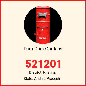 Dum Dum Gardens pin code, district Krishna in Andhra Pradesh