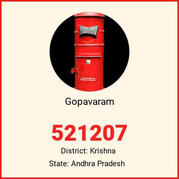 Gopavaram pin code, district Krishna in Andhra Pradesh