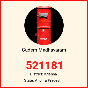 Gudem Madhavaram pin code, district Krishna in Andhra Pradesh