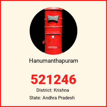 Hanumanthapuram pin code, district Krishna in Andhra Pradesh