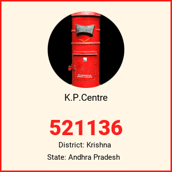 K.P.Centre pin code, district Krishna in Andhra Pradesh