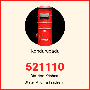 Kondurupadu pin code, district Krishna in Andhra Pradesh