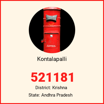 Kontalapalli pin code, district Krishna in Andhra Pradesh