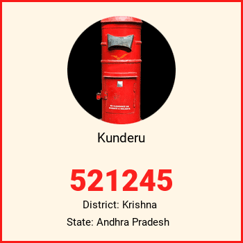 Kunderu pin code, district Krishna in Andhra Pradesh