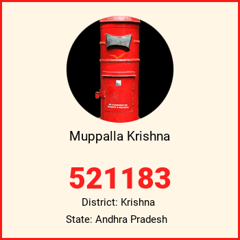 Muppalla Krishna pin code, district Krishna in Andhra Pradesh