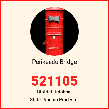 Perikeedu Bridge pin code, district Krishna in Andhra Pradesh