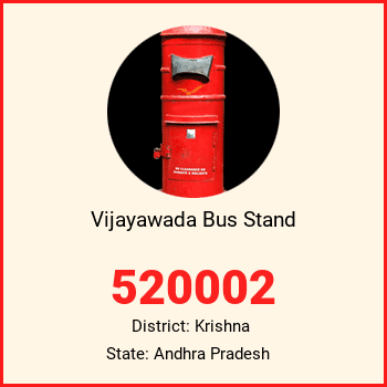 Vijayawada Bus Stand pin code, district Krishna in Andhra Pradesh