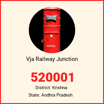 Vja Railway Junction pin code, district Krishna in Andhra Pradesh