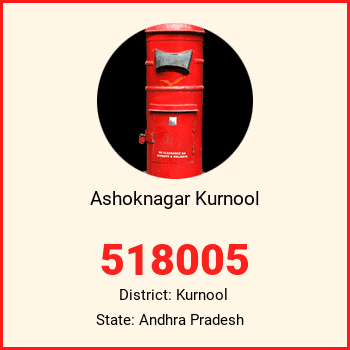 Ashoknagar Kurnool pin code, district Kurnool in Andhra Pradesh