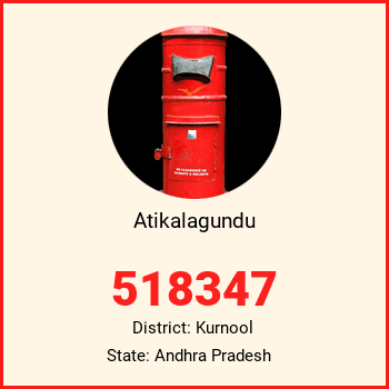Atikalagundu pin code, district Kurnool in Andhra Pradesh