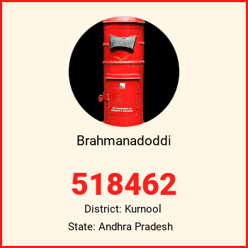 Brahmanadoddi pin code, district Kurnool in Andhra Pradesh