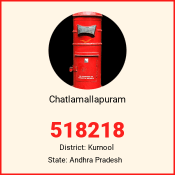 Chatlamallapuram pin code, district Kurnool in Andhra Pradesh