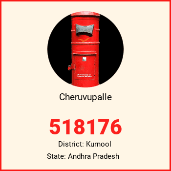 Cheruvupalle pin code, district Kurnool in Andhra Pradesh