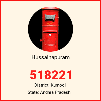 Hussainapuram pin code, district Kurnool in Andhra Pradesh