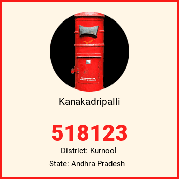 Kanakadripalli pin code, district Kurnool in Andhra Pradesh
