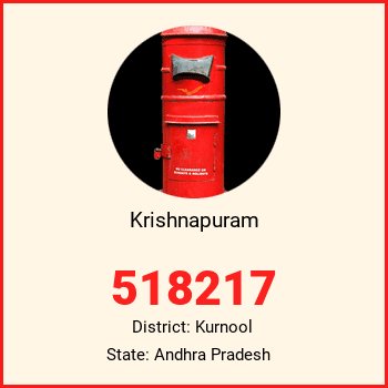 Krishnapuram pin code, district Kurnool in Andhra Pradesh