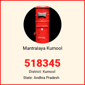 Mantralaya Kurnool pin code, district Kurnool in Andhra Pradesh