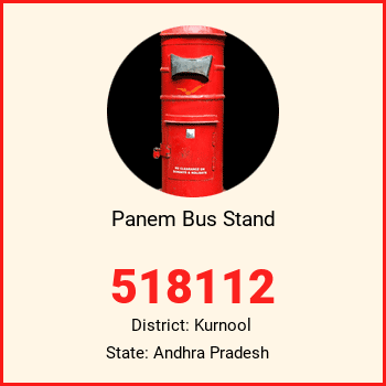 Panem Bus Stand pin code, district Kurnool in Andhra Pradesh