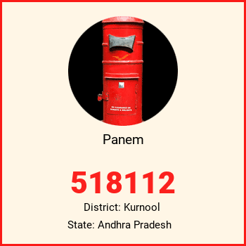 Panem pin code, district Kurnool in Andhra Pradesh
