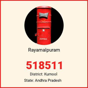 Rayamalpuram pin code, district Kurnool in Andhra Pradesh