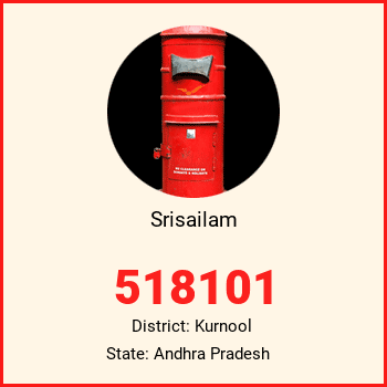 Srisailam pin code, district Kurnool in Andhra Pradesh