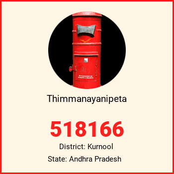 Thimmanayanipeta pin code, district Kurnool in Andhra Pradesh