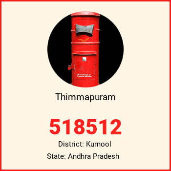 Thimmapuram pin code, district Kurnool in Andhra Pradesh