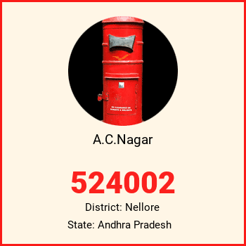 A.C.Nagar pin code, district Nellore in Andhra Pradesh