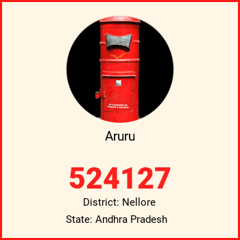 Aruru pin code, district Nellore in Andhra Pradesh