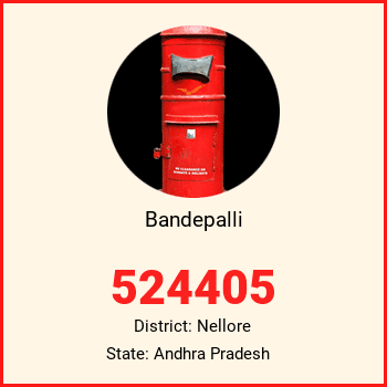 Bandepalli pin code, district Nellore in Andhra Pradesh