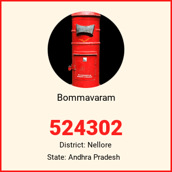Bommavaram pin code, district Nellore in Andhra Pradesh