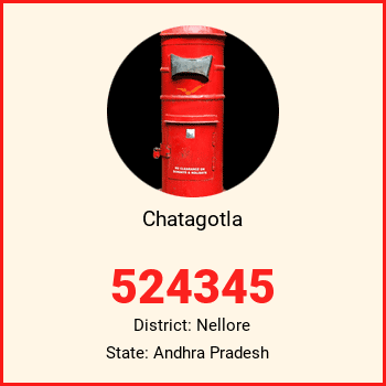 Chatagotla pin code, district Nellore in Andhra Pradesh