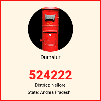 Duthalur pin code, district Nellore in Andhra Pradesh