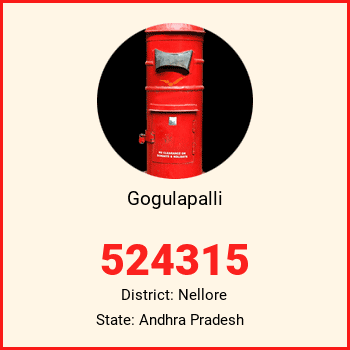 Gogulapalli pin code, district Nellore in Andhra Pradesh