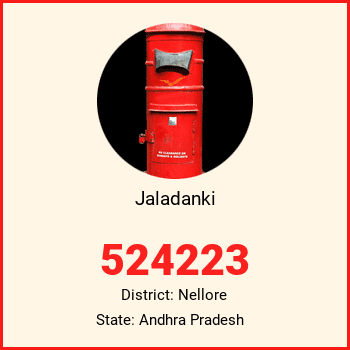 Jaladanki pin code, district Nellore in Andhra Pradesh