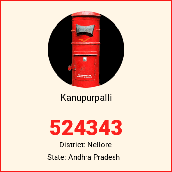 Kanupurpalli pin code, district Nellore in Andhra Pradesh