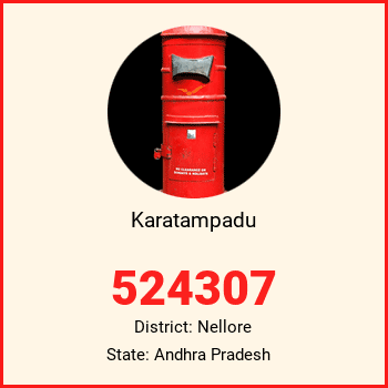 Karatampadu pin code, district Nellore in Andhra Pradesh