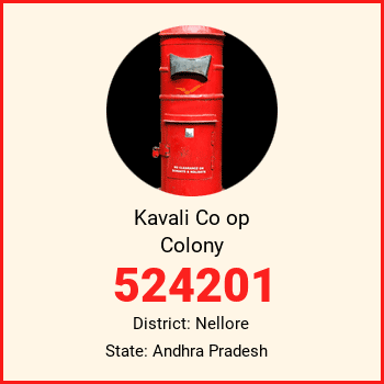 Kavali Co op Colony pin code, district Nellore in Andhra Pradesh