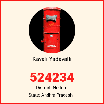 Kavali Yadavalli pin code, district Nellore in Andhra Pradesh