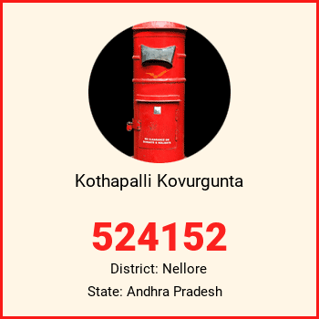Kothapalli Kovurgunta pin code, district Nellore in Andhra Pradesh