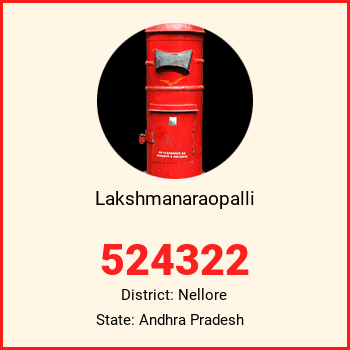 Lakshmanaraopalli pin code, district Nellore in Andhra Pradesh