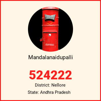 Mandalanaidupalli pin code, district Nellore in Andhra Pradesh
