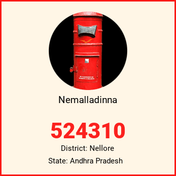 Nemalladinna pin code, district Nellore in Andhra Pradesh