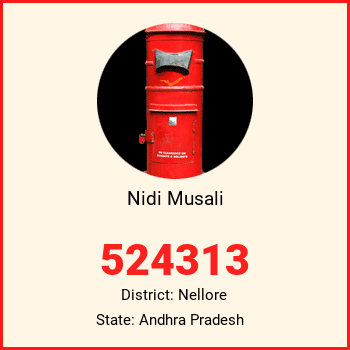 Nidi Musali pin code, district Nellore in Andhra Pradesh