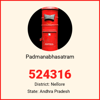 Padmanabhasatram pin code, district Nellore in Andhra Pradesh
