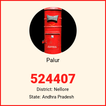 Palur pin code, district Nellore in Andhra Pradesh