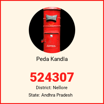 Peda Kandla pin code, district Nellore in Andhra Pradesh