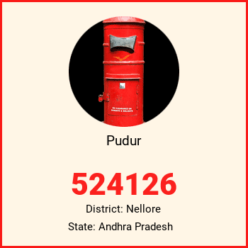 Pudur pin code, district Nellore in Andhra Pradesh