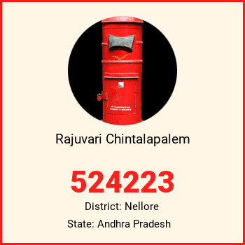 Rajuvari Chintalapalem pin code, district Nellore in Andhra Pradesh